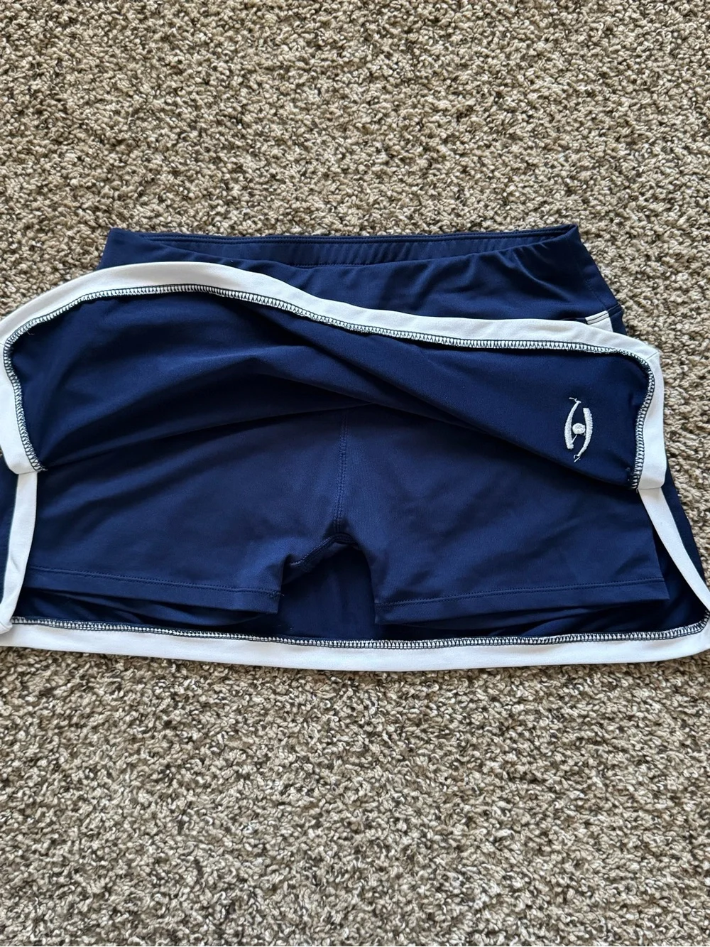 Arrow Navy Skort with White Trim
